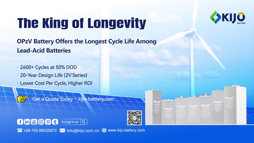 KIJO OPzV Pure Gel Deep Cycle Battery – König der Langlebigkeit (2)