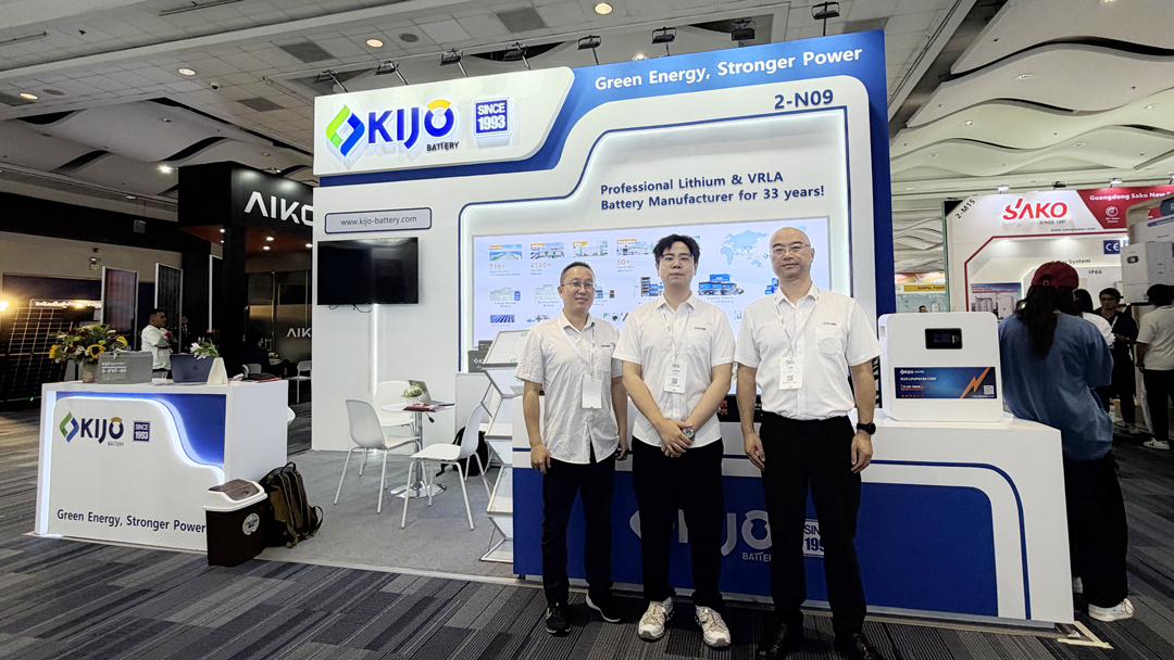 KIJO Battery-Banner auf Solar & Storage Live Philippines 2026